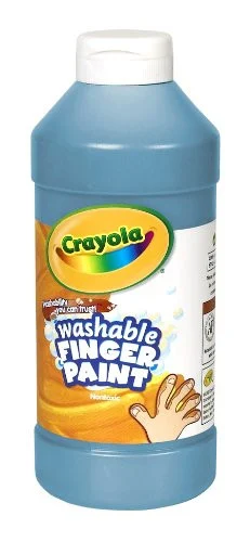 Crayola Finger Activity Paint - 16 Fl Oz - 1bottle - Blue (551316042)