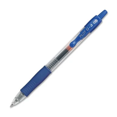 Pilot G2 Rollerball Pen - Fine Pen Point Type - 0.5 Mm Pen Point Size - Point Pen Point Style - Blue Ink - 2 / Pack (PIL31015)