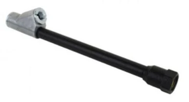 Milton Industries 693BLK Dual Head Straight Foot Air Chuck-inner Duals Black Poly Coat