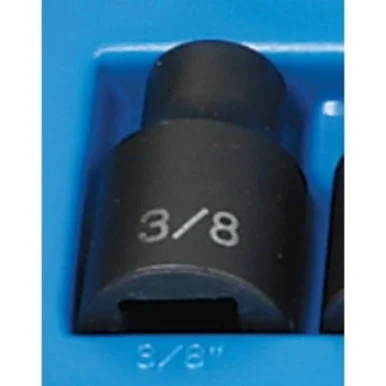 Grey Pneumatic 2112R 1/2" Drive 12 Point Fractional Impact Socket 3/8