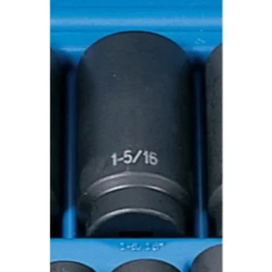 Grey Pneumatic 2042D 1/2" Drive Fractional Deep Impact Socket 1-5/16