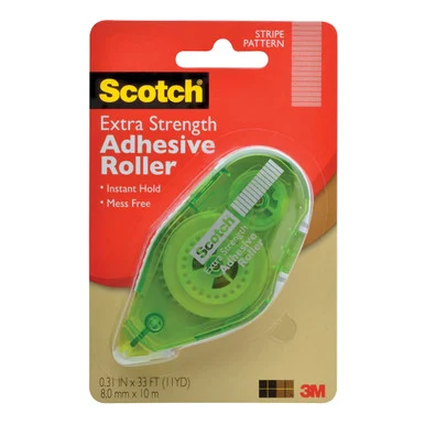 3m 6055ES Extra Strength Adhesive Roller, 3/8" X 396"