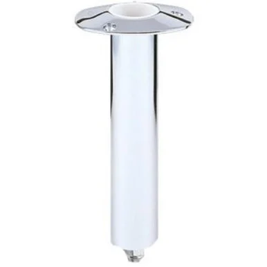 Lee's Tackle Inc. 3931007 Lee's 0° Stainless Steel Swivel Base Flush Mount Rod Holder 2.25" Od X 10.5" Tube