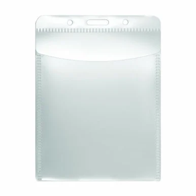 Advantus Pvc-free Horizontal Badge Holder - Vertical - Polypropylene - 50 / Pack - Clear (75604)