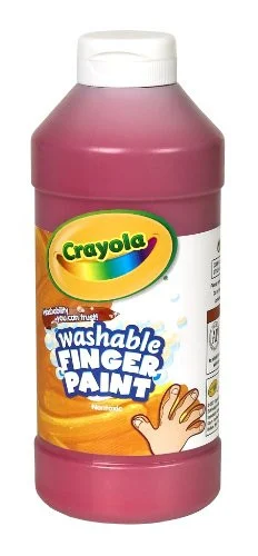 Crayola Finger Activity Paint - 16 Fl Oz - 1bottle - Red (551316038)