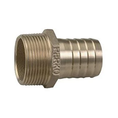 Perko 5956935 1-1/4" Pipe To Hose Adapter Straight Bronze Made In The Usa