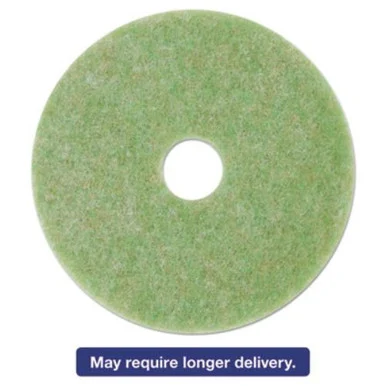 3m 18045 Low-speed Topline Autoscrubber Floor Pads 5000, 13", Sea Green, 5/carton