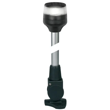 Hella Marine 18717806 Naviled 360 Compact All Round Lamp - 2nm - 12" Fold Down Base - Black