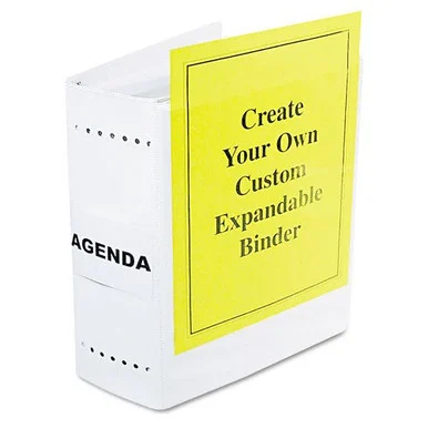 Cli Varicap6 Expandable Post Binder - Letter - 8.5" X 11" - 6" Expansion - 2 Fastener - 1500 Sheet - 1 Each - White (61605)