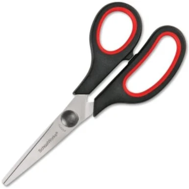 Fiskars Softgrip Kids Scissors - 5" Overall Length - Pointed - Stainless Steel - Assorted (105580-1001)