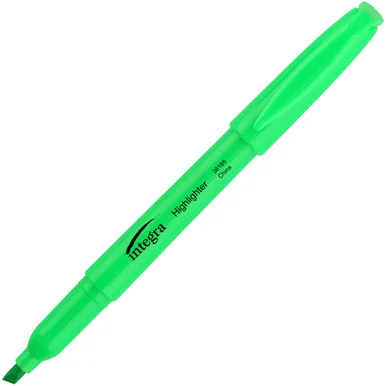 Integra Pen Style Fluorescent Highlighters (ita-36185)
