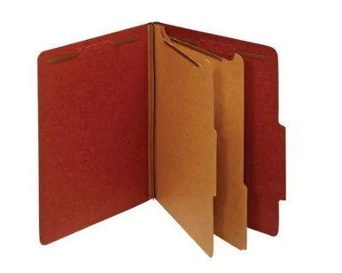 Globe-weis 14024 Recycled Classification File Folder - Letter - 8.50" X 11" - 2.50" Expansion - 2 Fastener - 2", 1" Divider Fastener Capacity - 2/5 Tab Cut - Right Tab Location - 2 Dividers - (24075R)