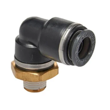 S.u.r. And R Auto Parts ABE320 Male Elbow 3/8" Tube X 1/8" Npt (2)