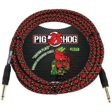Pig Hog PCH20PL tartan Plaid 20ft Cable
