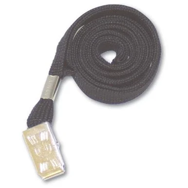 Advantus Badge Clip 36" Deluxe Safety Lanyard - X 36" Length - Black - Nylon (75403)