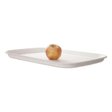 Eco Products EPSCTR1317 Regalia Renewable And Compostable Sugarcane Tray, 13 X 17, White, 100/carton