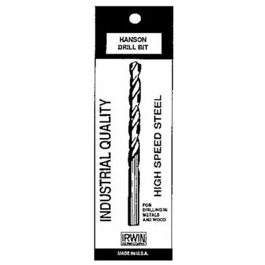 Irwin Industrial 60505 General Purpose High Speed Steel Fractional Straight Shank Jobber Length Drill Bit - 5/64"