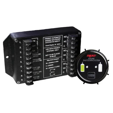 Xintex Fireboy ES-3000-01 Xintex Engine Shutdown System W/round Display