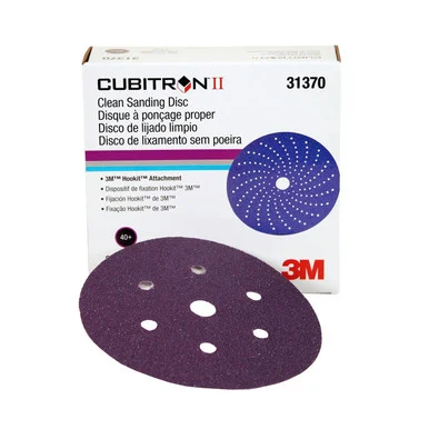3m 3M-31370 Cubitron Ii Clean Sanding Hookit Disc, 40 Grit, 6" 31370_59