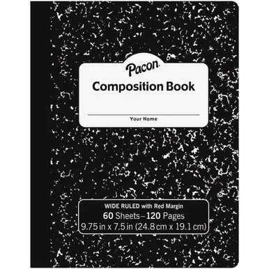 Pacon Wide-rule 60-sht Composition Book (mmk37118)