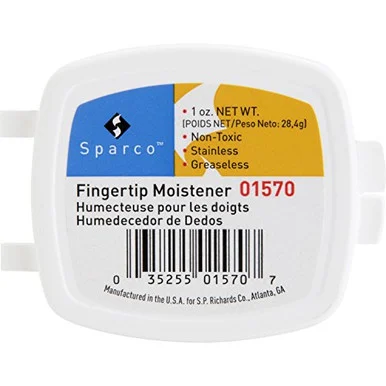 Sparco 1 Oz. Greaseless Fingertip Moistener (spr-01570)