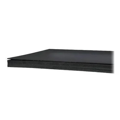 Pacon Fome-cor Foam Board - 22" X 28"187.40 Mil - Black (PAC5558)