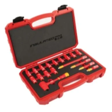 Titan 66100 Tool 18-piece 1/4 In. Drive Vde Insulated Socket Set