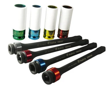 Astro Pneumatic 78818 8-piece Torque Limiting Extension And Protective Socket Set