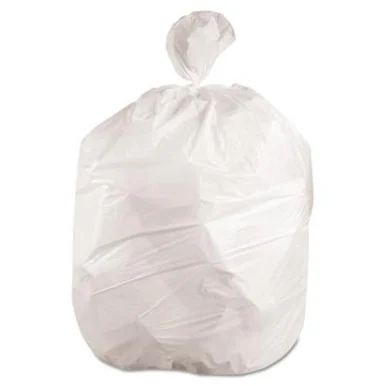 Boardwalk 4046EXH Waste Can Liners, 40-45gal, 40 X 46, .6mil, White, 25 Bags/roll, 4 Rolls/carton