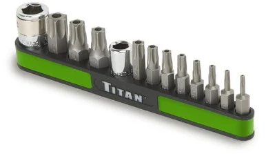 Titan 16113 Tool 13-piece Tamper Resistant Torx Bit Set