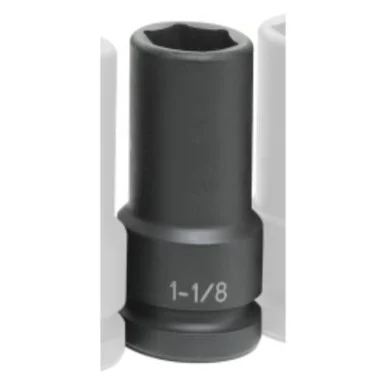 Grey Pneumatic 4036DT 1" Drive Extra Deep Thin Wall Impact Socket - 1-1/8"