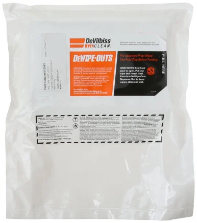 Devilbiss DEV-803045 Dewipe-outs 11" X 17" 85% Ipa / 15% Di Water
