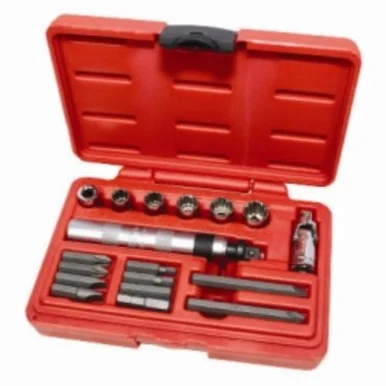 K Tool International KTI71717 18-piece 3/8" Drive Impact Driver Set With Multi-function Sockets