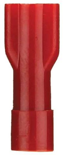 Metra Red Nylon Female Quick Disconnect 22-18 Gauge .110 - 100 Pack - 1 X Quick Disconnect Terminal Female - Red (rnfd110f)