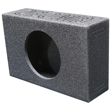Qpower QBSHALLOW110V Single 10" Universal Vented Truck Box Finished W/bed Liner