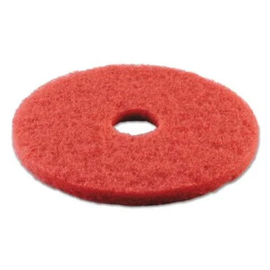 Premier 4014RED Standard 14-inch Diameter Buffing Floor Pads, Red