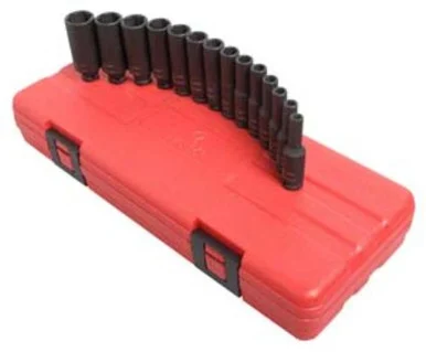 Sunex 1831 Tools 14-piece 1/4 In. Drive Deep Metric Magnetic Impact Socket Set 1831_45