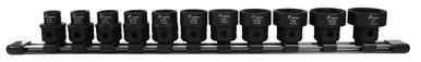 Astro Pneumatic 78211 Sae 11pc 1/2" Drive Nano Impact Sockets