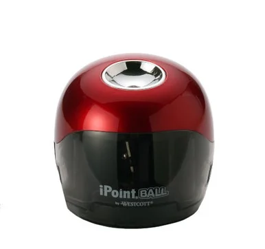 Westcott Ipoint Ball Battery Pencil Sharpener - Red, Black (15570_40)