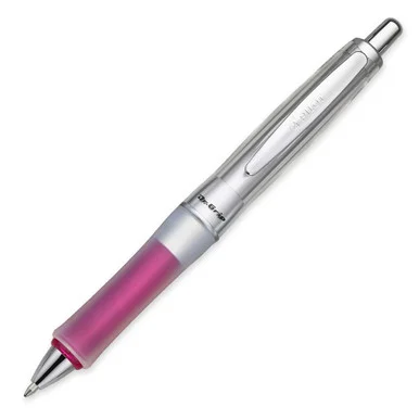 Pilot Dr.grip Ballpoint Pen - Medium Pen Point Type - 1 Mm Pen Point Size - Black Ink - Pink Barrel - 1 Each (PIL36182)
