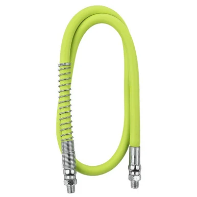 Legacy Manufacturing L2925FZSP Flexzilla Grease Hose 3/16" X 36" 1/8" Mnpt Ends Spring Guard
