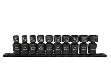 Astro Pneumatic Tool 78240 10-1/2 In. Drive Nano Pinless Universal Impact Fractional Sae Sockets 78240_59