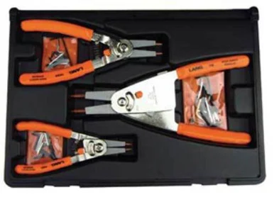 A&E / Lang Tools 1465 A & E Hand Tools 3-piece Quick Switch Replaceable Tip Retaining Ring Pliers 1465_45