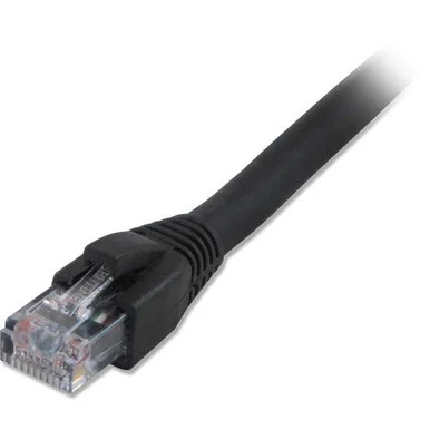 Comprehensive Cat6 Snagless Shielded Ethernet Cables, Black, 7ft (cat6stp-7blk)