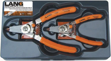Lang Tools 1450 2 Piece Quick Switch Retaining Ring Pliers Set 1450_59_2 - A&E / Lang Tools