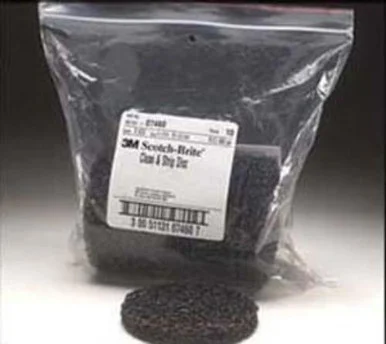 3m 7460 4"x1/4" Scotch-brite Clean And Strip Disc Black