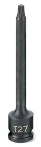 Grey Pneumatic Corp. 11276T 3/8" Drive X T27 Internal Star Driver 6" Length