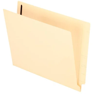 Esselte Manila End Tab File Folder With Fastener - Letter - 8.50" X 11" - 0.75" Expansion - 2 Fastener - 2" Folder Fastener Capacity - 11 Pt. - Manila - 50 / Box (H10U13)