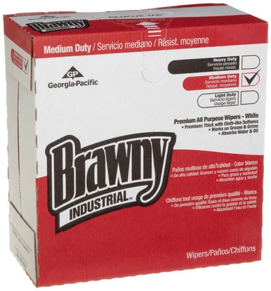 Georgia Pacific 2905003 Scrim Reinforced Wipers, 9 1/4 X 16 11/16, 166/box, 5 Boxes/carton