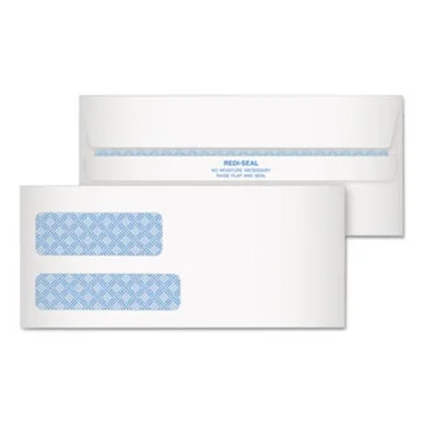 Quality Park Redi-seal Envelope - Security - #9 - Adhesive - 250 / Box - White (24519)